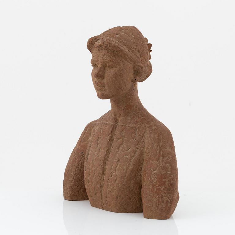 Liss Eriksson, a terracotta sculpture, signed and numbered XIII/XXXV.