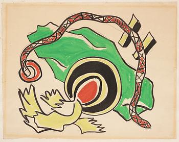 688. Fernand Léger, Composition abstraite.