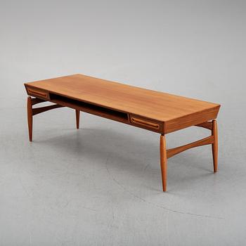 Johannes Andersen, a teak coffee table, Trensum, 1960s.