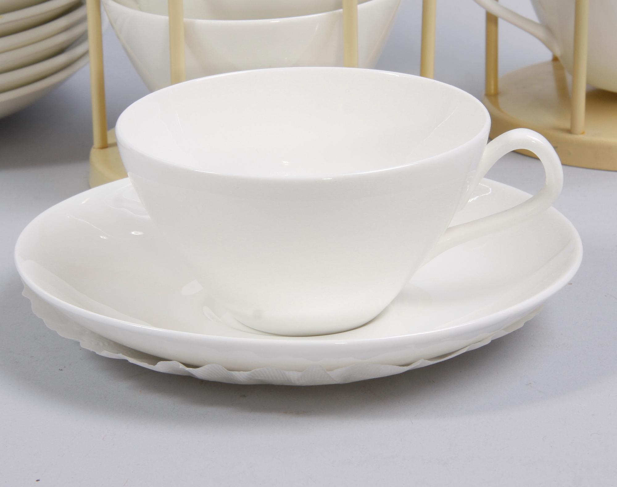 KAFFESERVIS, 26 delar, Benporslin, Gustavsberg, 50-tal.