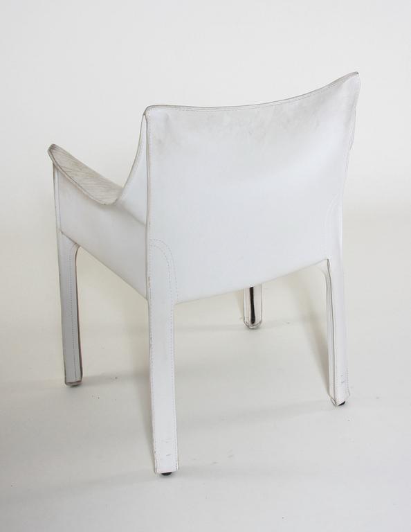 KARMSTOLAR, 6 st, Cassina 412,413,design Mario Bellini år 1977.