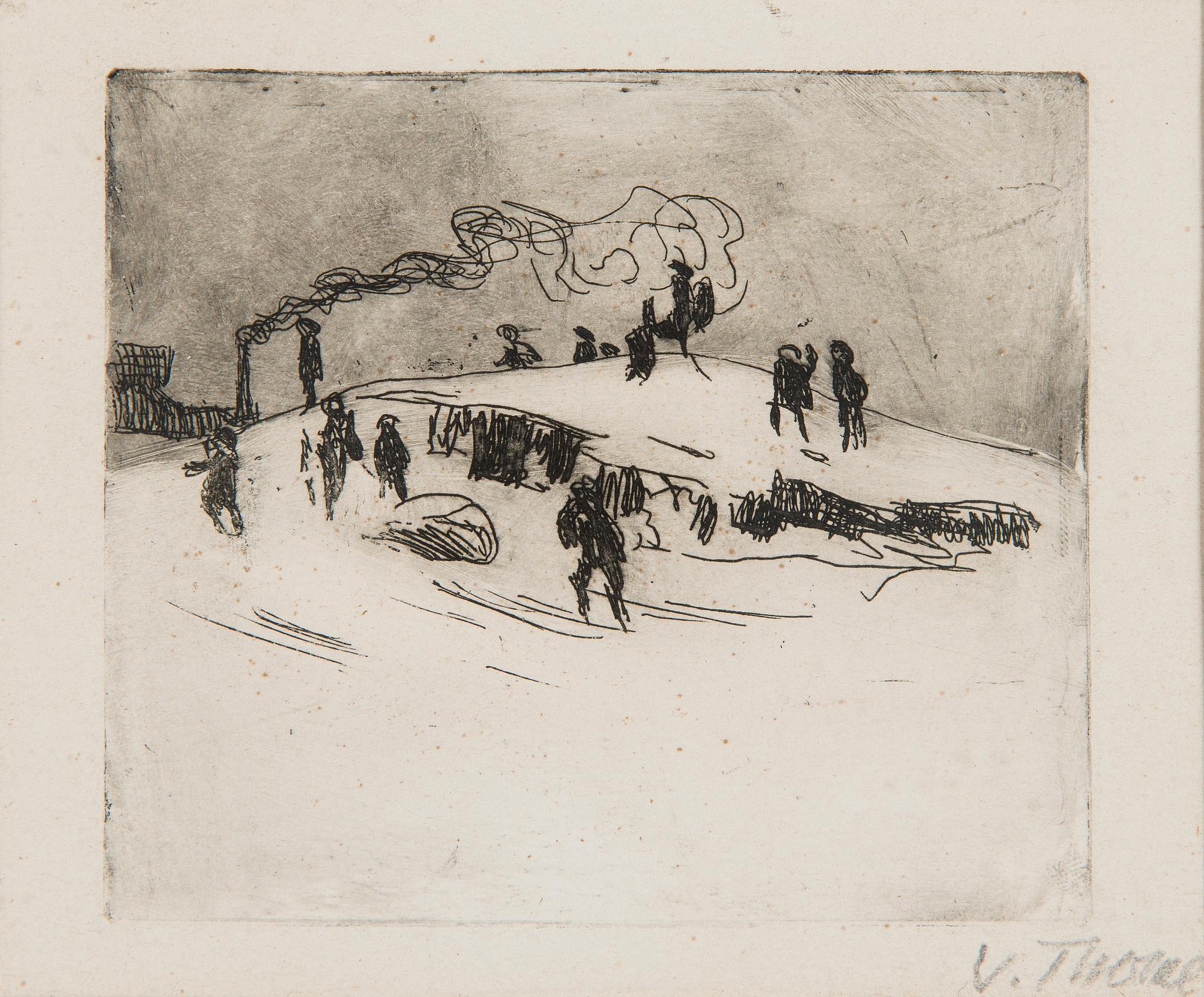 Verner Thomé, Etsaukset, 2 kpl.