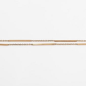 A 14K gold necklace. Westerback, Helsinki 1970.