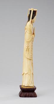 A Chinese 20th century ivory figure.