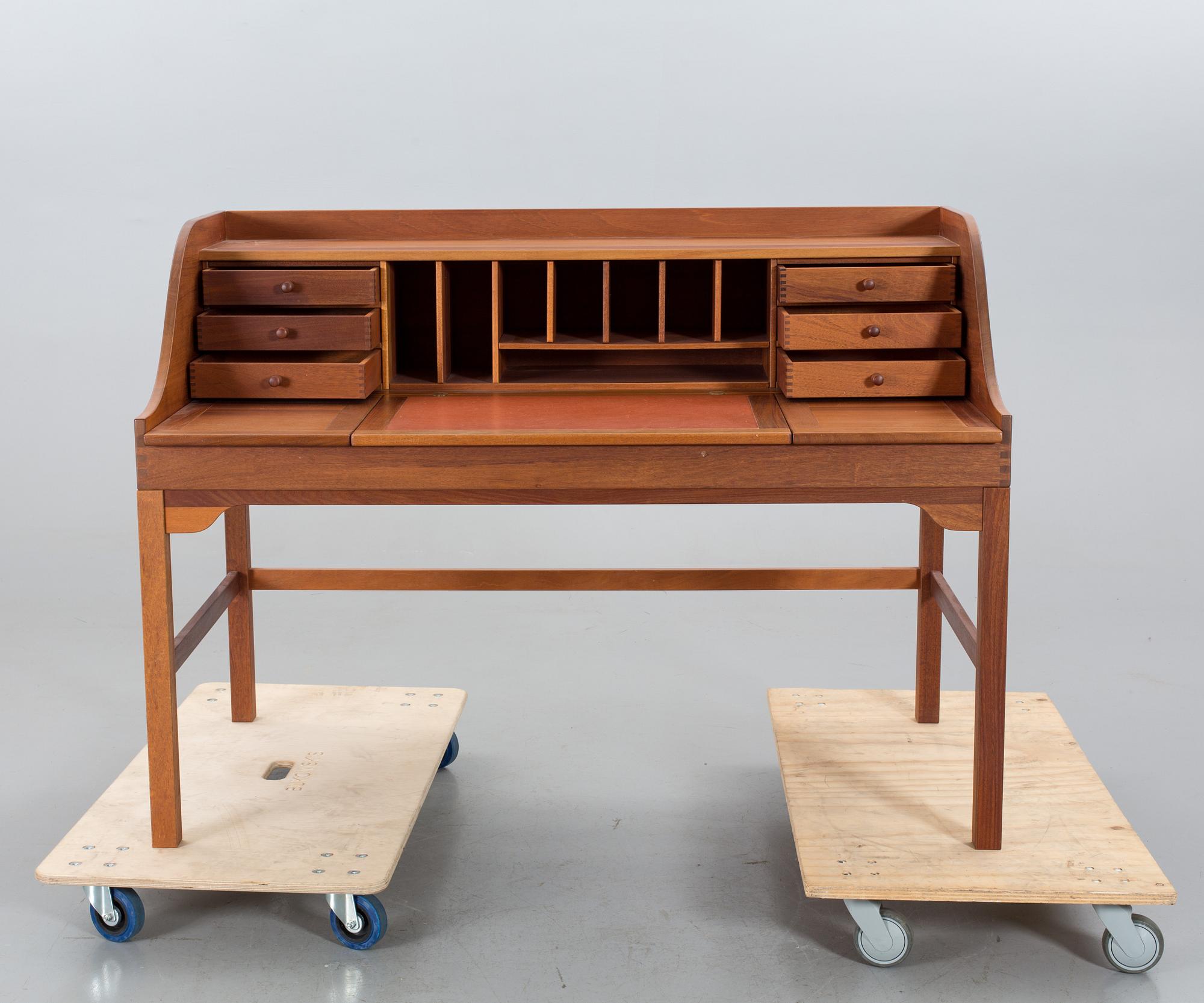 A WRITING DESK BY ANDREAS HANSEN FOR  HADSTEN TRÄINDUSTRI DENMARK.
