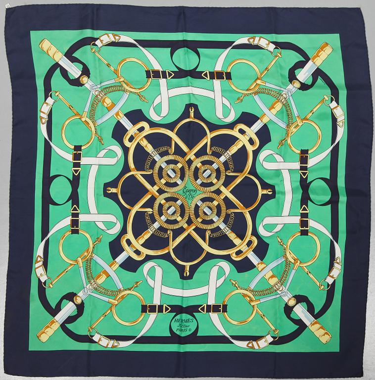 SCARF,  "Eperon d´Or", Hermès.