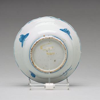 A set of ten blue and white dishes, Ming dynasty, Wanli (1572-1623).