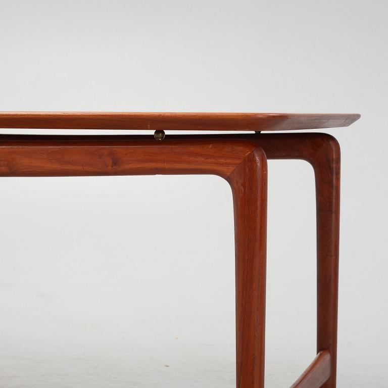 Peter Hvidt & Orla Mølgaard Nielsen,  a teak coffee table ,France Daverkosen, Denmark 1950s-60s.