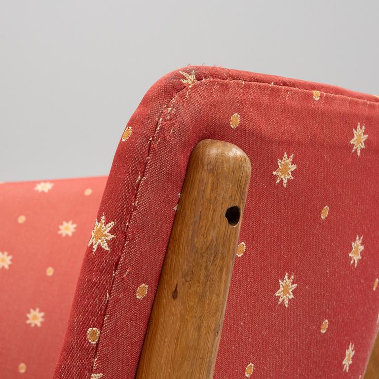 Jörgen and Nanna Ditzel, a pair of armchairs, 'Kitani ND-01', Willadsen, Vejen, 1950's.
