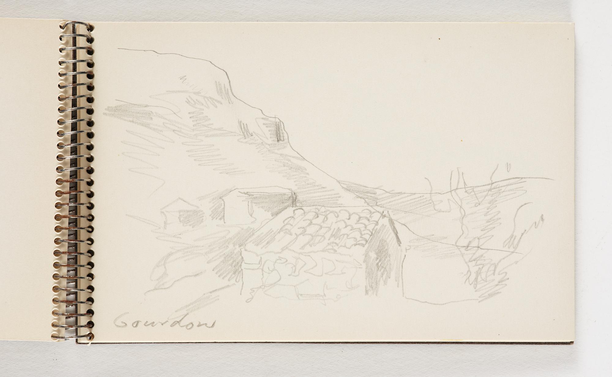 Lotte Laserstein, 10 små skissblock med teckningar.