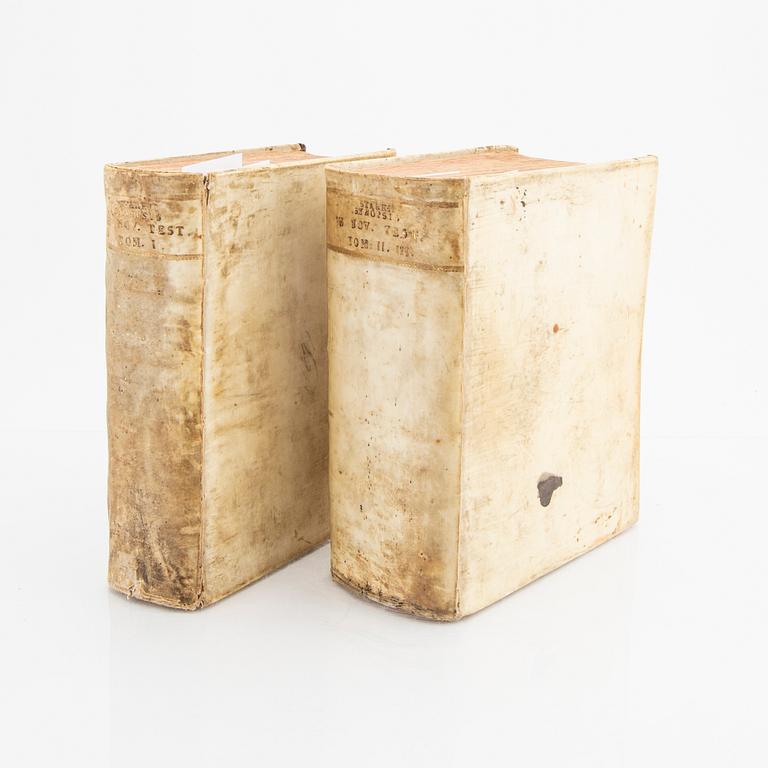 Christoph Starke, books, three parts in two volumes, Lepzig 1745-46.