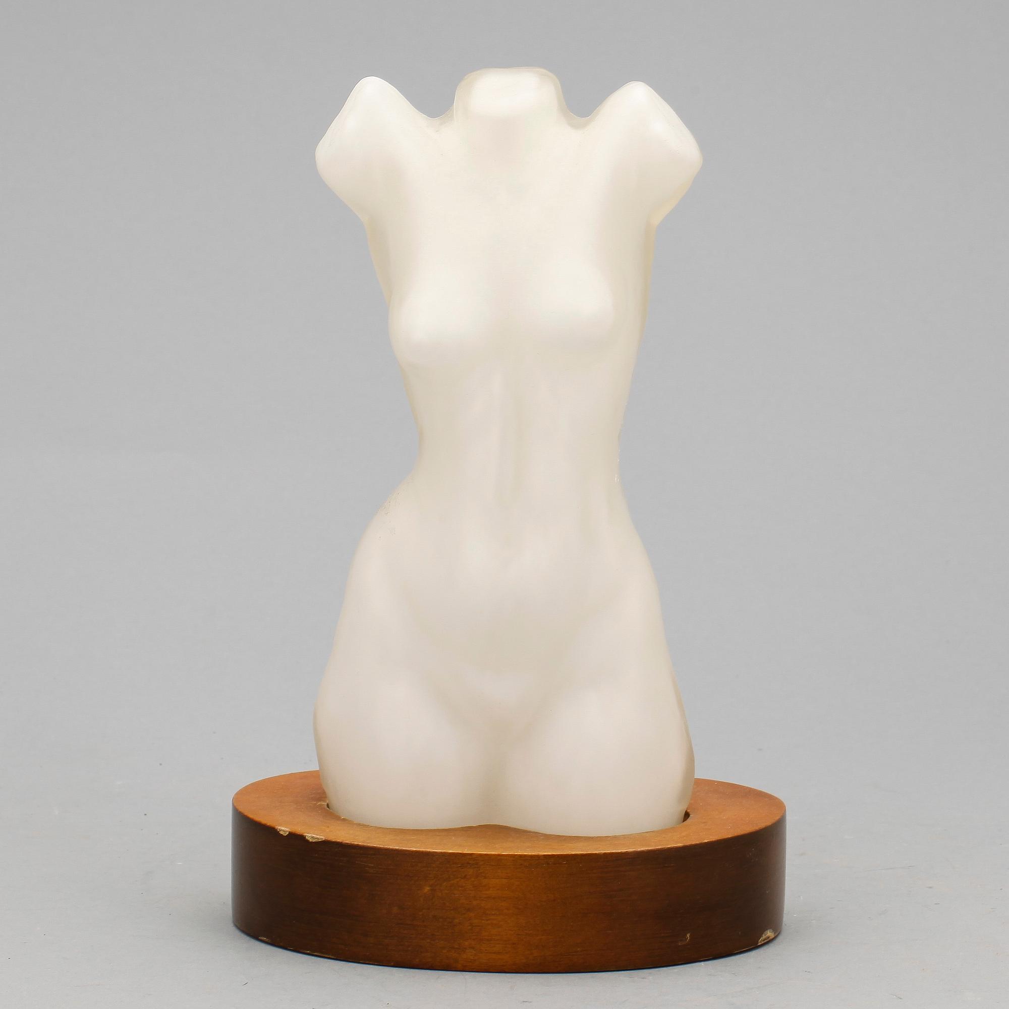 SKULPTUR, glas, Paul Kedelv, Flygsfors glasbruk.