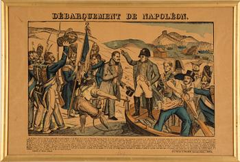 FRANCOIS GEORGIN, kolorerade träsnitt, 21 st, 1800-talets första hälft, tryckt av Libraire, Paris.