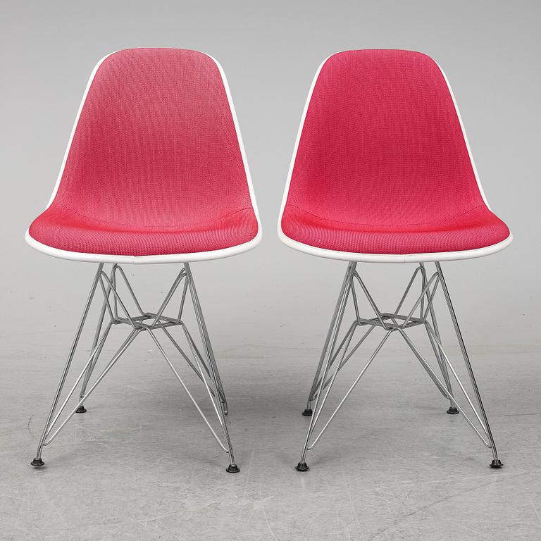 CHARLES AND RAY EAMES, six DSR chairs, Vitra, 2012.