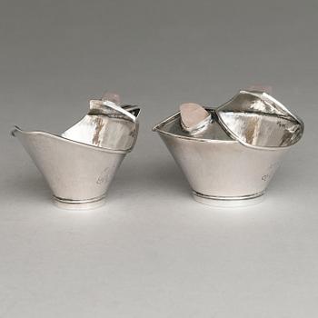 REIJO SIRKEOJA, Servis, 5 delar, silver, Pirkan Kulta, Tammerfors 1958-59.