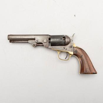 A Manhattan navy Percussion revolver in cal 36, 19th century mid / latter half.