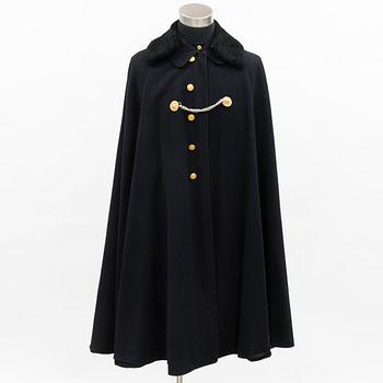 A Finnish naval officer's mess uniform and cape, second half of 20th Century.
