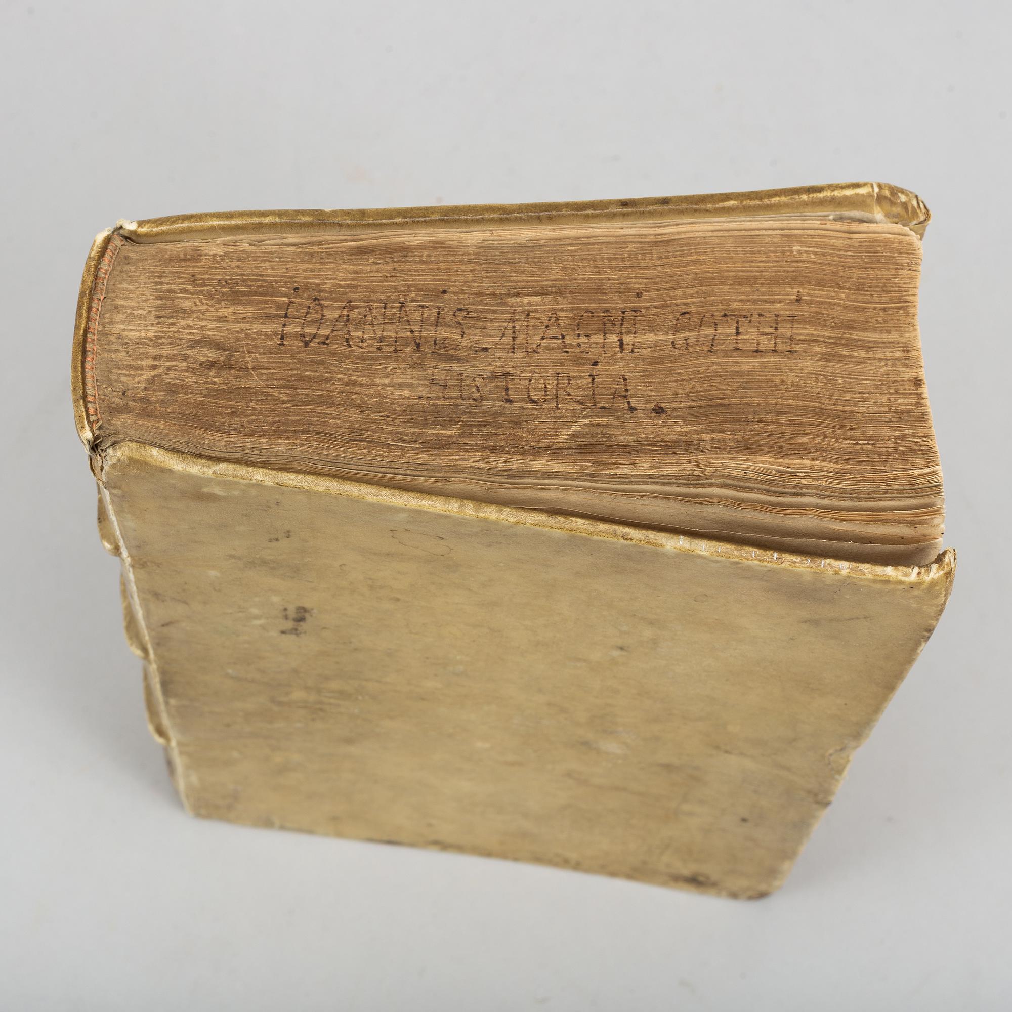 Första upplagan av Johannes Magnus’ Historia, 1554, (1 vol.).