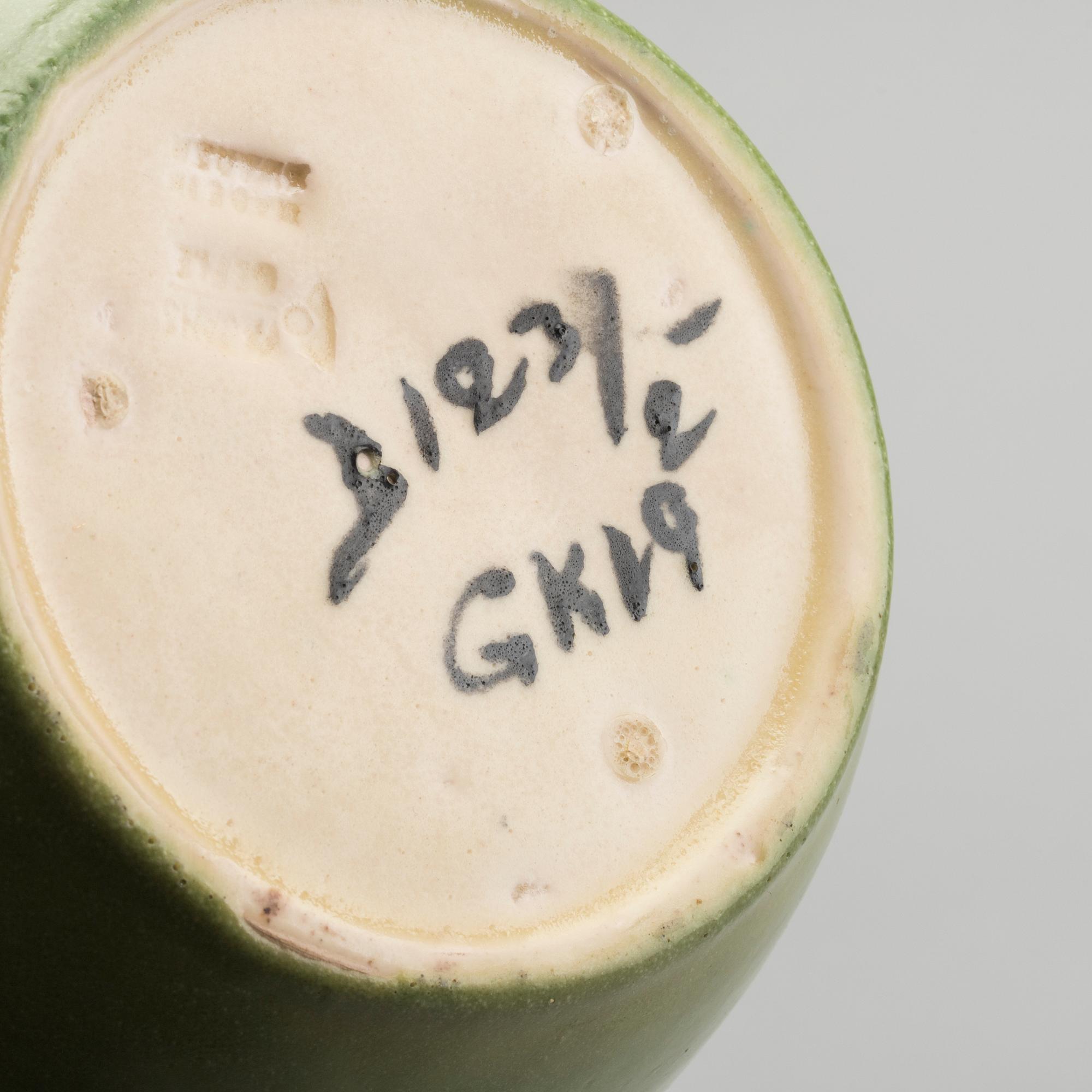 EVA JANCKE BJÖRK, vas, glaserad keramik, Bo Fajans, Gefle.