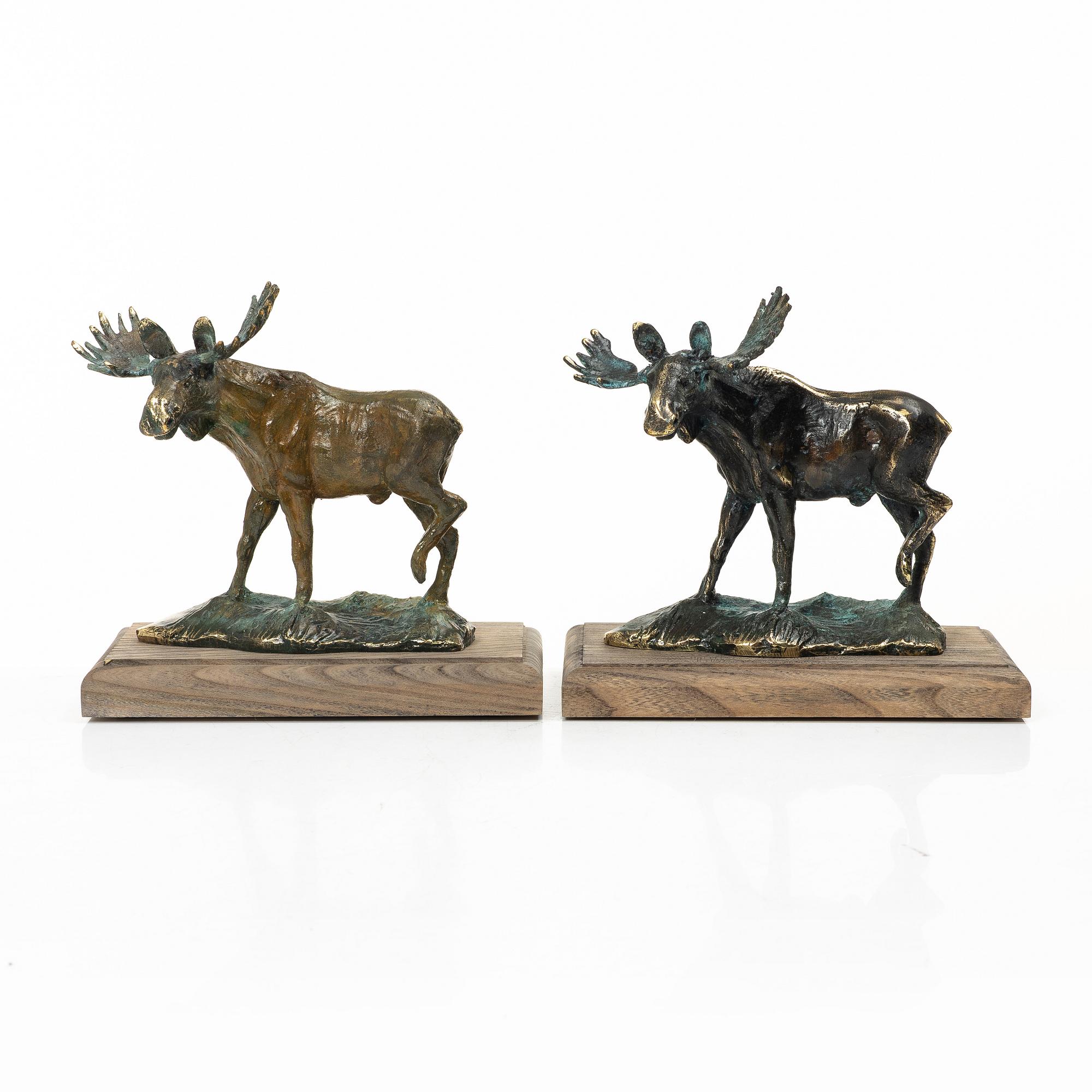 Torbjörn Forsberg, Moose bulls, 2 pcs.