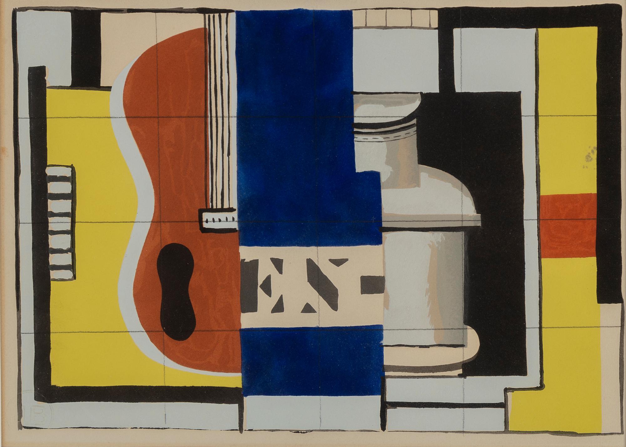 FERNAND LÉGER, Pochoir, Utgiven av J. Bucher och J. Becker, 1933.