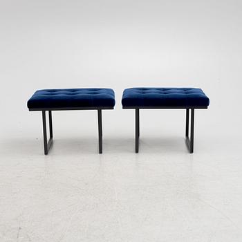 Stools, a pair, "Fiona", Ruth & Joanna, contemporary.