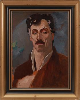 GEORG PAULI, olja på pannå, sign.