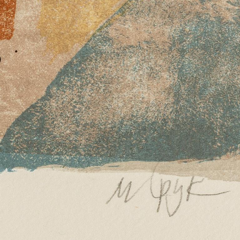 MADELEINE PYK, Lithograph in color, signed and numbered 1346/5000.
