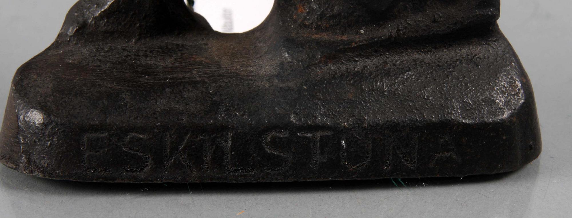 OKÄND KONSTNÄR, patinerad brons, märkt Eskilstuna.