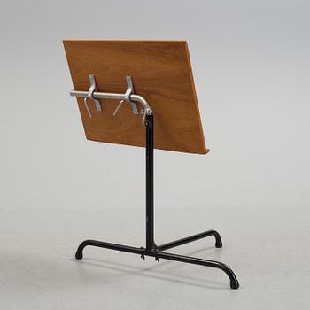 A 1950s teak reading / writing stand.