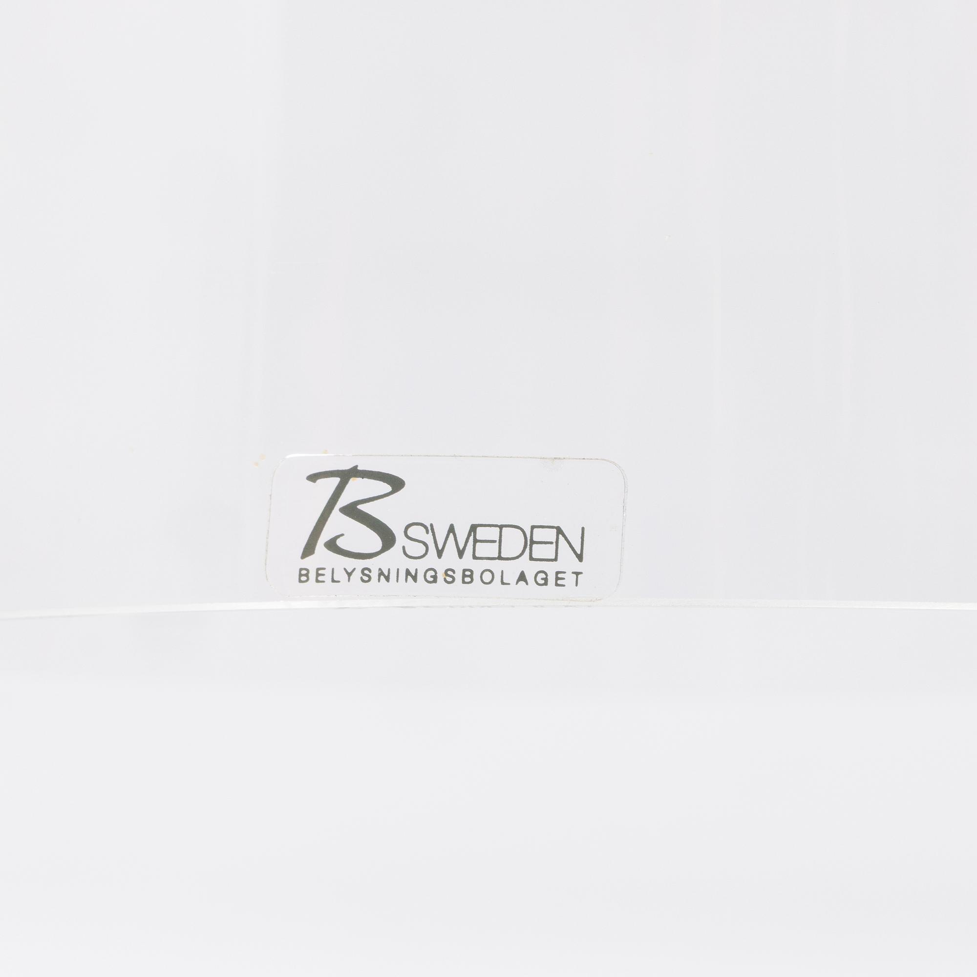 Gunnel Svensson, ceiling lamps, three pieces, "Manhattan 35 & 29", for Bsweden, late 20th century.
