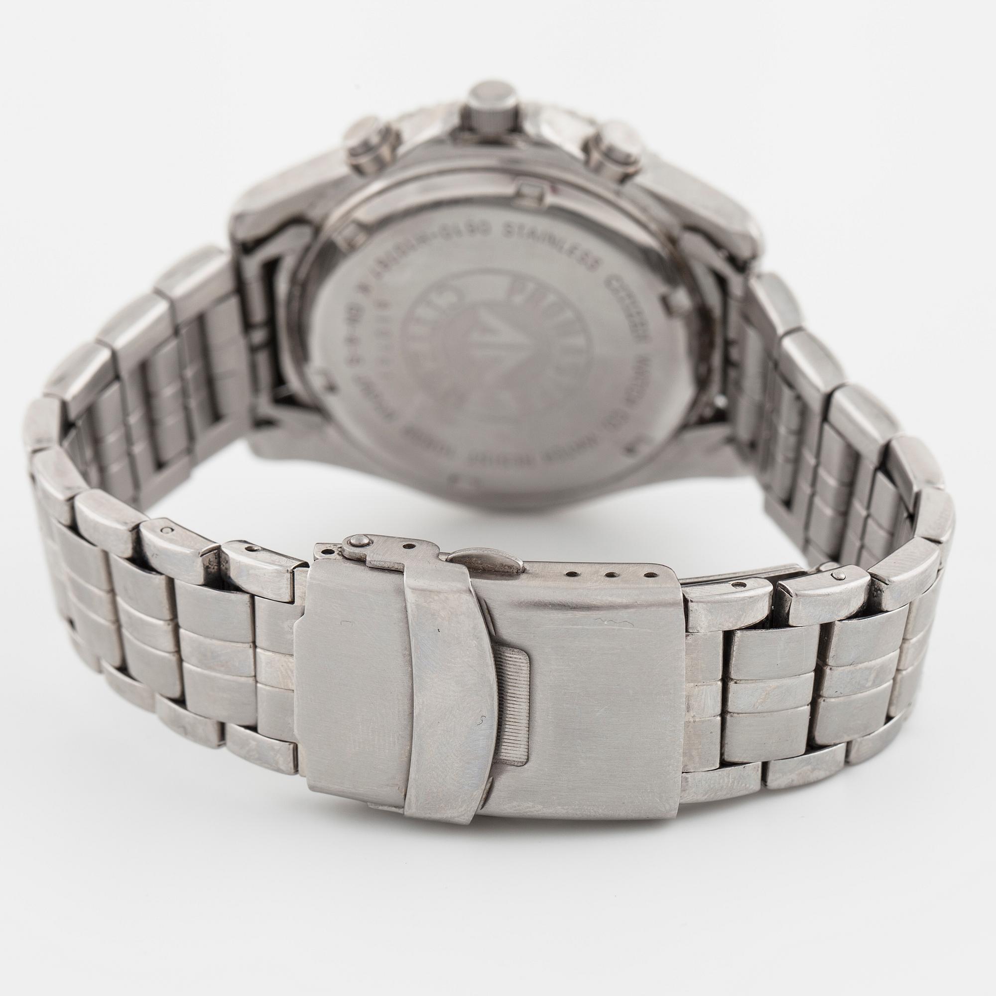 CITIZEN, WR100, wristwatch, chronograph, 40,5 mm.