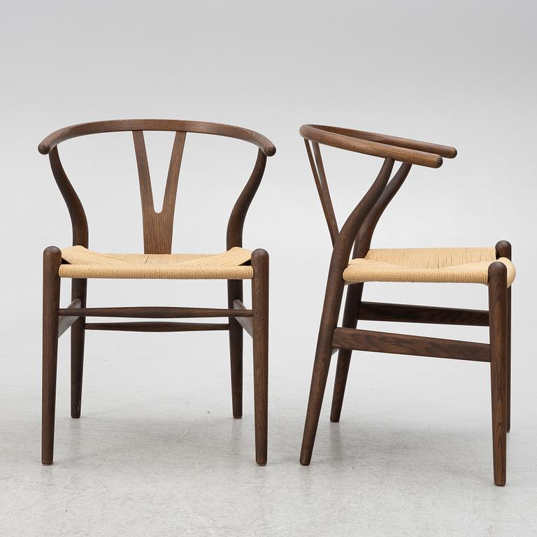 Hans J. Wegner, 4 pcs, "Y Chair/CH24", Carl Hansen & Son, Denmark.