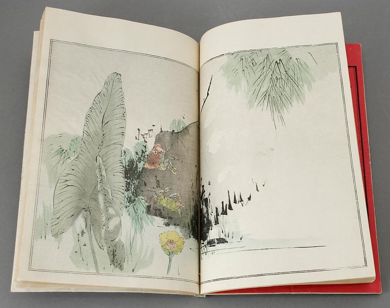 BOK, träsnitt, Shotei Watanabe, tryckt 1897.