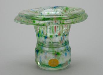 VAS, glas, "Svamp" signerad Helena Tynell Riihimäen Lasi Oy.