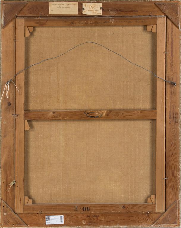 ANNA NORDGREN, oil on canvas, signed Anna Nordgren and dated 1901.