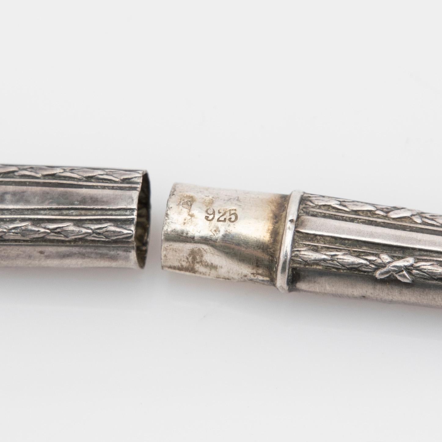 Utensilier, silver, 8 delar.