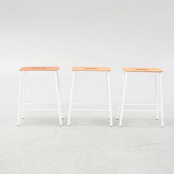 Toke Lauridsen, pallar, 3 st, "Adam Stool", Frama, Danmark.