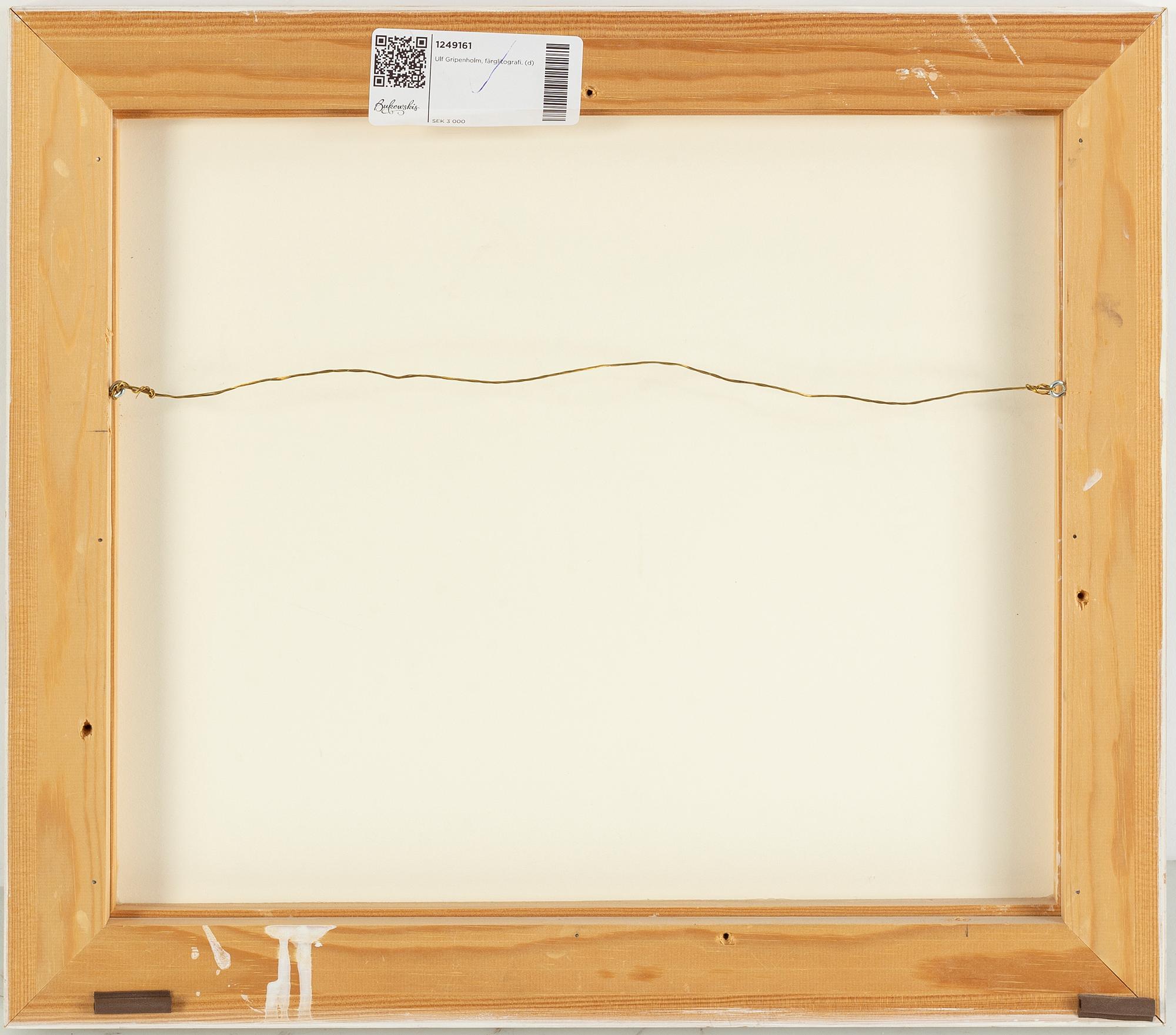 ULF GRIPENHOLM, färgserigrafi, signerad, numrerad 50/150.