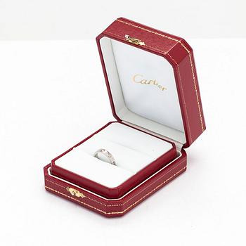 Cartier, ring, "Love", 18K vitguld och diamant ca. 0.02 ct.