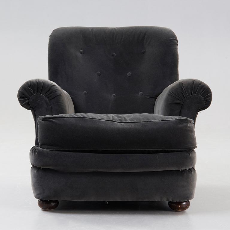 Josef Frank, fåtölj, Firma Svenskt Tenn, Sverige sannolikt 1940-tal, modell 336.