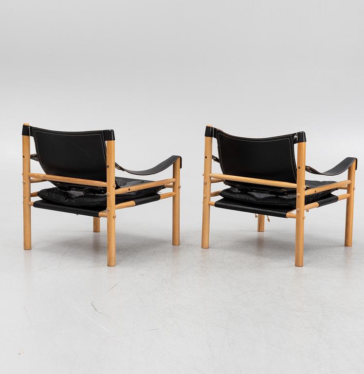 Arne Norell, a pair of 'Sirocco' armchairs, Norell Möbler AB, Sweden, second half of the 20th century.