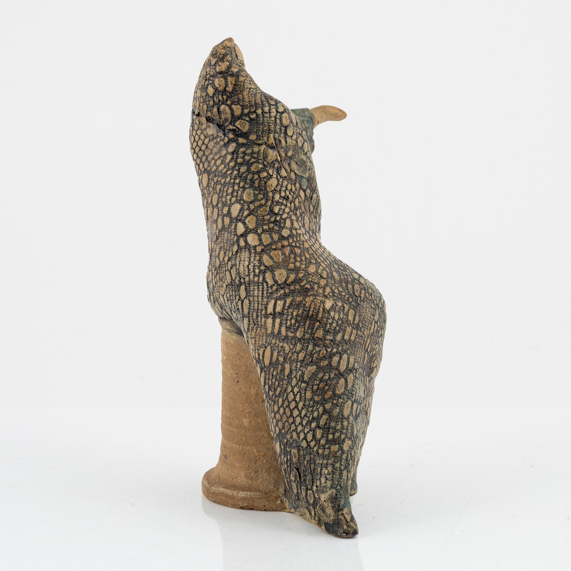 Lisa Larson, a unique stoneware sculpture.