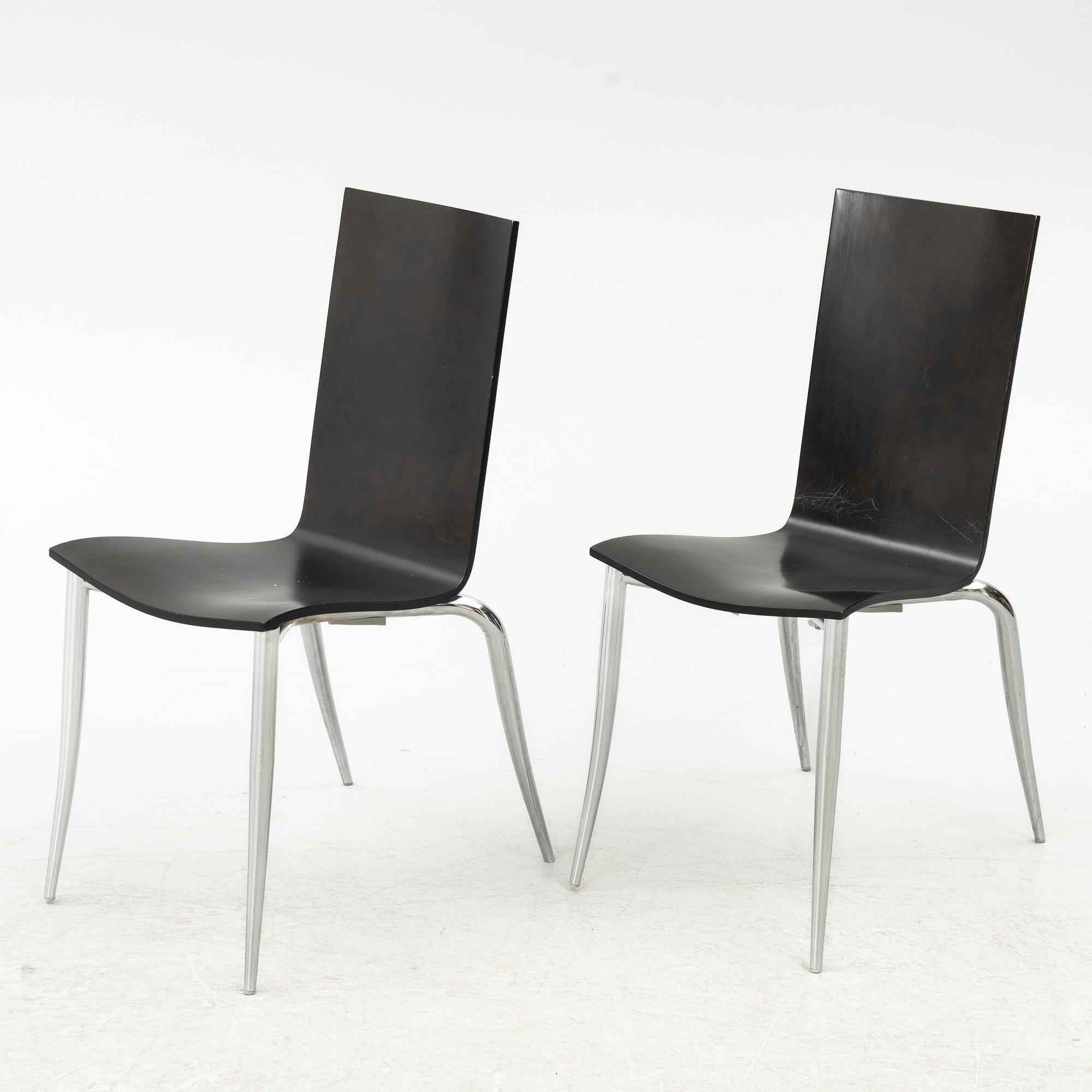 Philippe Starck, Stolar, 6 st, "Olly Tango", Driade, Italien, 2000-tal.