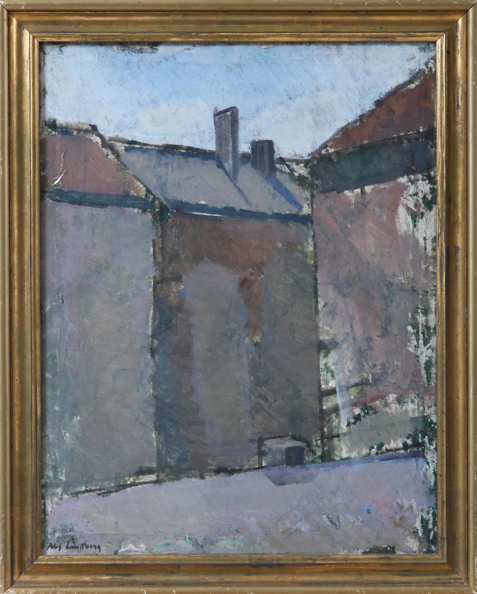 ALF LINDBERG, olja på duk, sign.