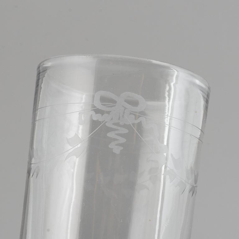 A Swedish Reijmyre glass service, 20th Century. (43 pieces).