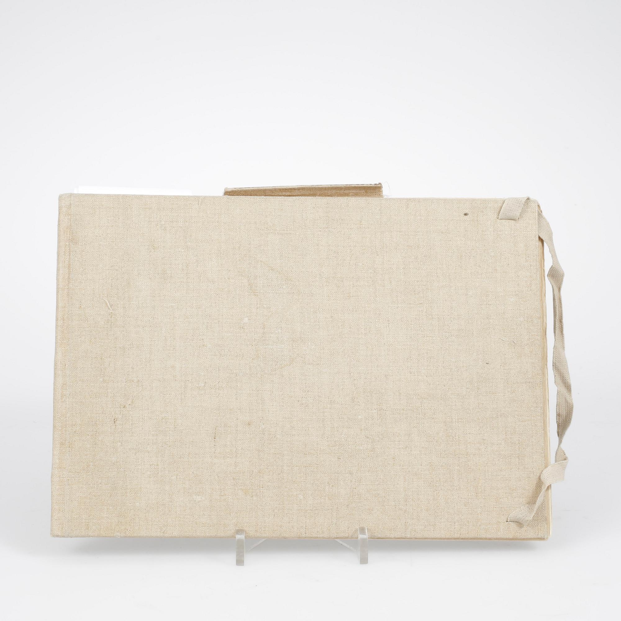 ROBERT THEGERSTRÖM, skissbok med 31 blad. Daterad 1901.