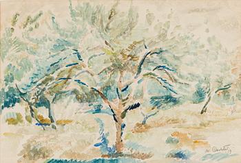 Mikko Carlstedt, Trees in Summer Greenery.