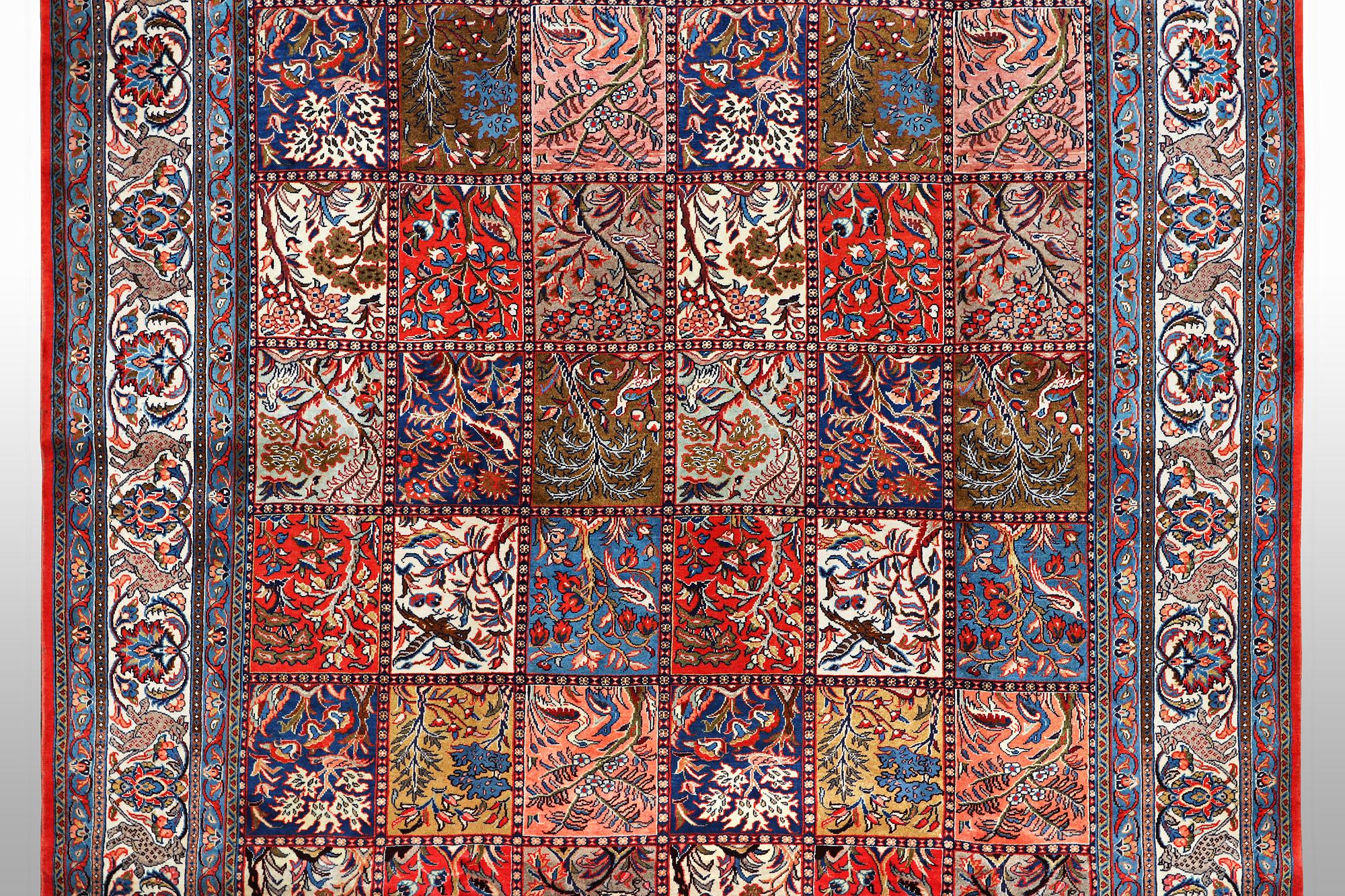 A carpet, Qum, ca 336 x 248 cm.