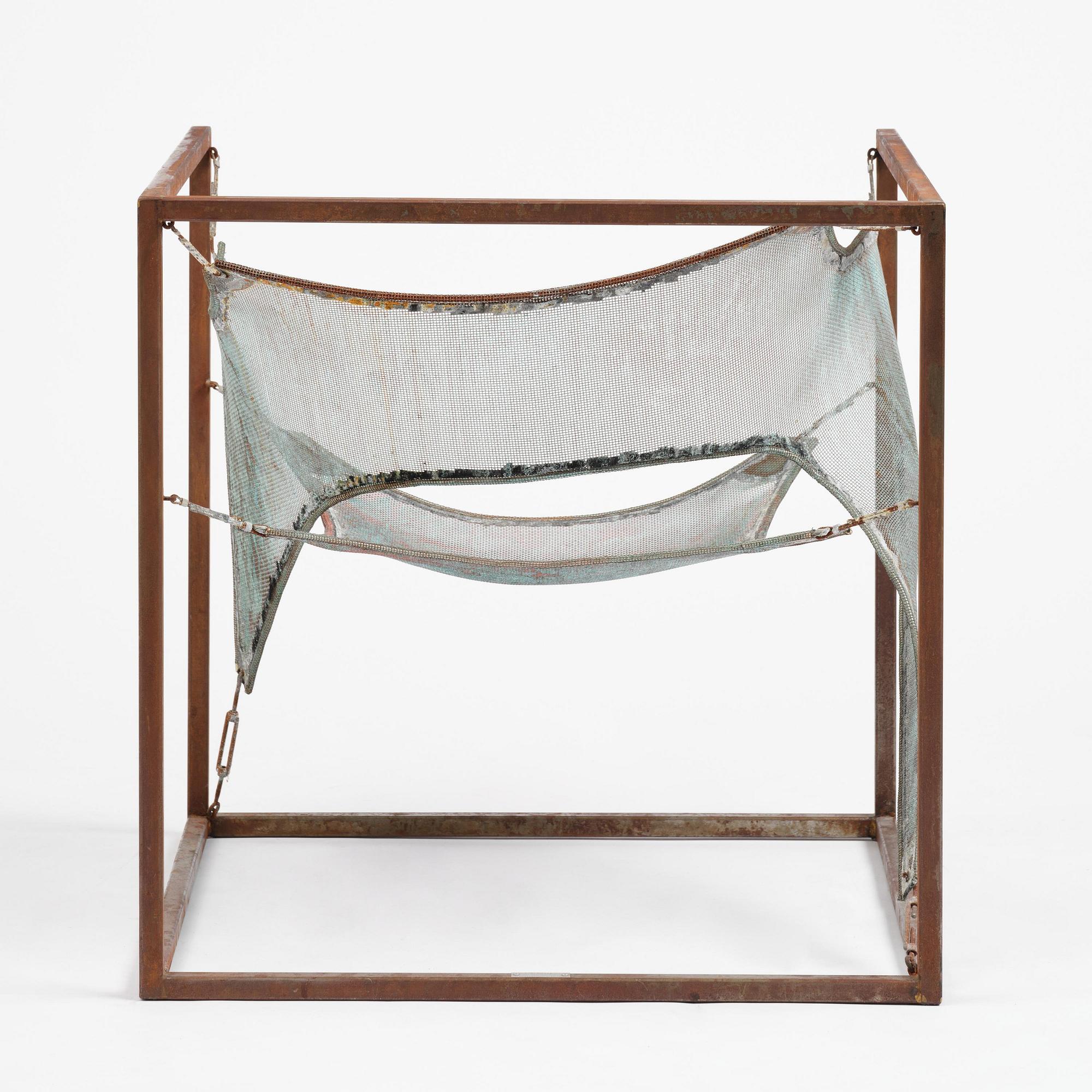 Sigurdur Gustafsson, a "Wind" easy chair/sculpture, ed. HC 4/5, Källemo, Värnamo, post 2003.